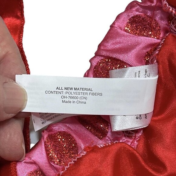 STRAWBERRY SHORTCAKE  Sequin Polka Dot Tutu Girls CS (4-6) Pink Multi  Dance NWT - Picture 11 of 14